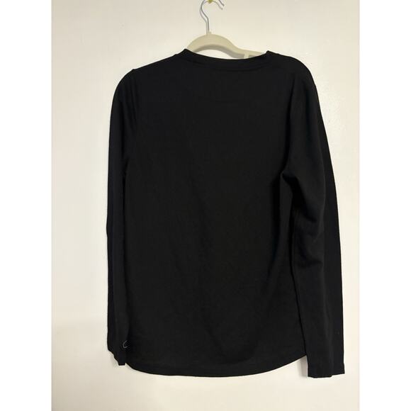 Omni-Wool Shirt Mens Black Base Layer Wool Long Sleeve Hunting Outdoor Sports L - Picture 4 of 4